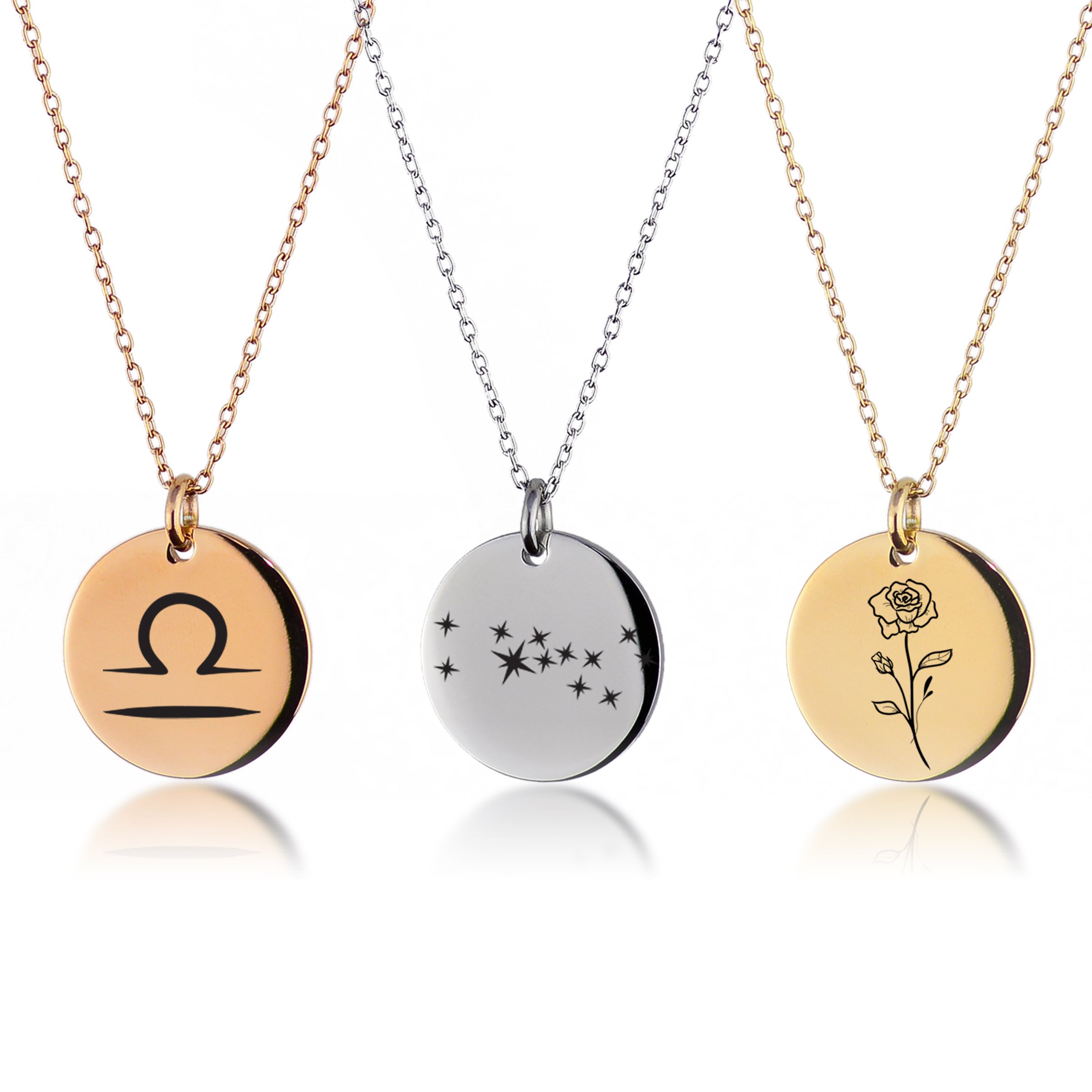 Dainty Libra Zodiac Necklace for Women Astrology Zodiac Jewelry 17 in chain Multiple colors Dainty Libra Zodiac Necklace for Women Astrology Zodiac Jewelry 17 in chain Multiple colors