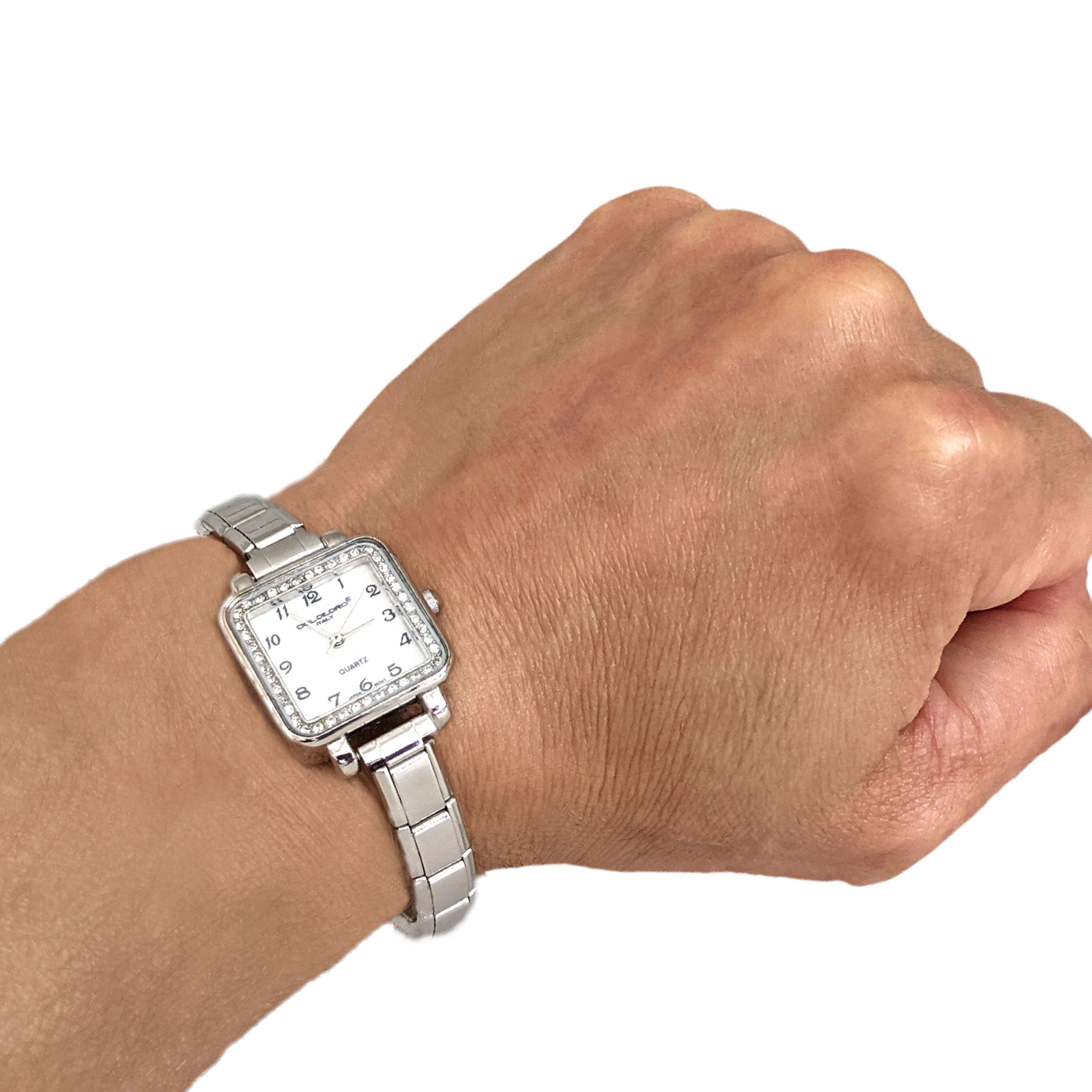 Italian charm bracelet watch sale