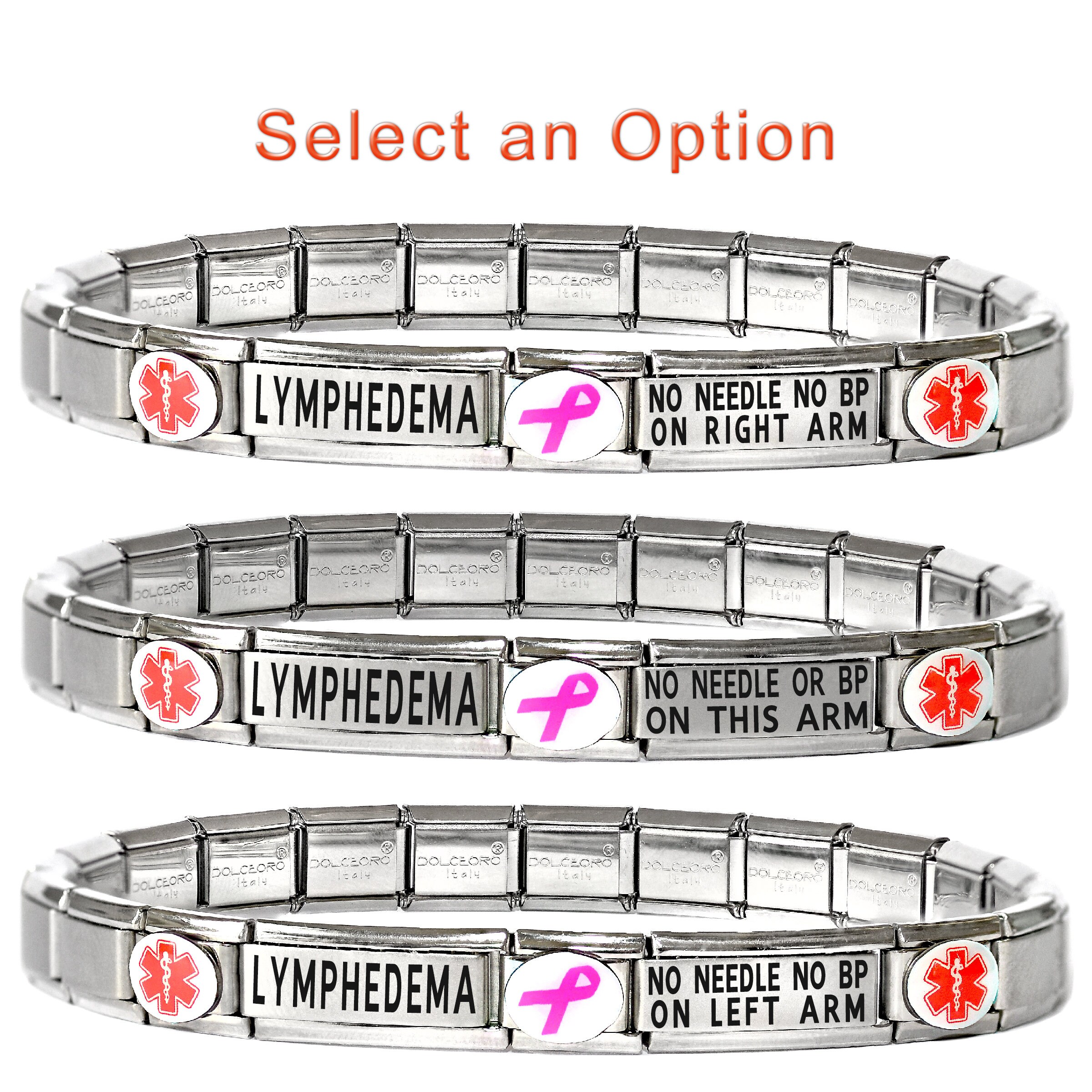 thumbnail image 2 of Medical Alert Bracelet For Women - Stainless Steel Adjustable Emergency ID With Free Engraving 2 of 11