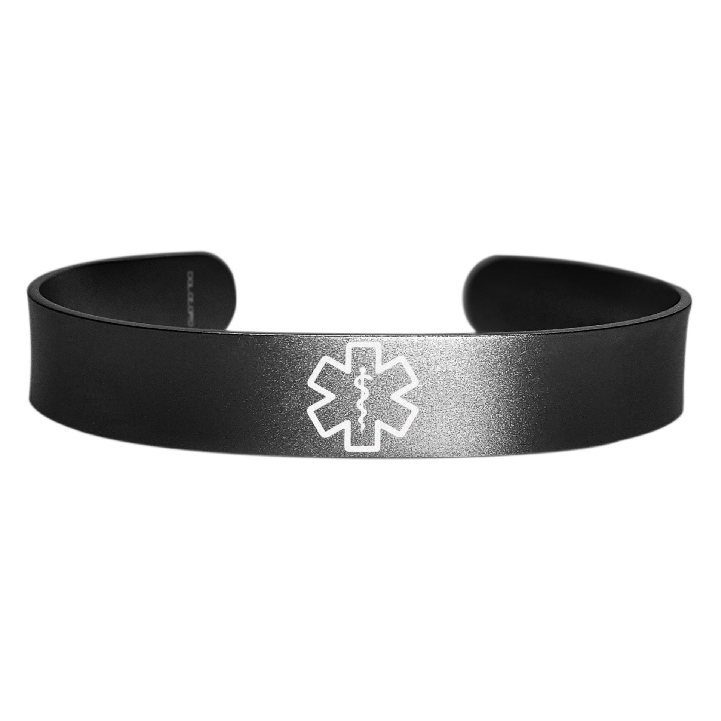 Medical ID Bracelet For Wrist Size Emergency Medical Id Bracelets, Id ...