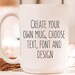 see more listings in the Mugs-Create your own mug section