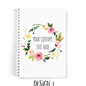 Spiral Notebook Lined, Custom Notebook, Personalized notebook,Small Notebooks,Personalized Gifts,Bridesmaid Gifts,Stocking stuffers for kids
