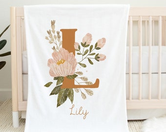 Personalized Baby Blanket, Baby Girl Blanket,Swaddle Baby Blanket, Custom Baby Blanket,Monogram Blanket, Baby shower gift, Security blanket.