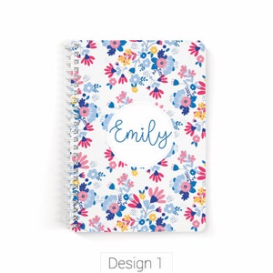 Spiral Notebook Lined, Custom Notebook, Personalized notebook,Small Notebooks,Personalized Gifts,Bridesmaid Gifts,Stocking stuffers for kids