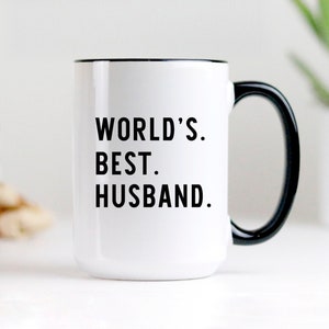 Best Husband Ever, Husband mug, gift for husband, Husband gift, Birthday gift for him, Custom text mug, Minimalist mug, Personalized mug