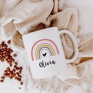 Name Mug,Personalized Mug, Mom Mug,Custom Mug,Monogram mug,Letter mug,Initial Mug,Rainbow mug,Custom Mug For Her,Personalized gift
