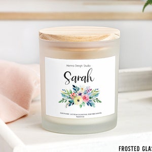 Custom name candle, Pesonalized candle, name candle, Birthday candle gift, winter candle customized, Custom text candle, wedding gift candle