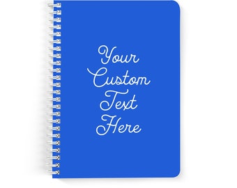 Spiral Notebook Lined, Custom Notebook, Personalized notebook,Small Notebooks,Personalized Gifts,travel journal,Writing Journal, Sketchbook