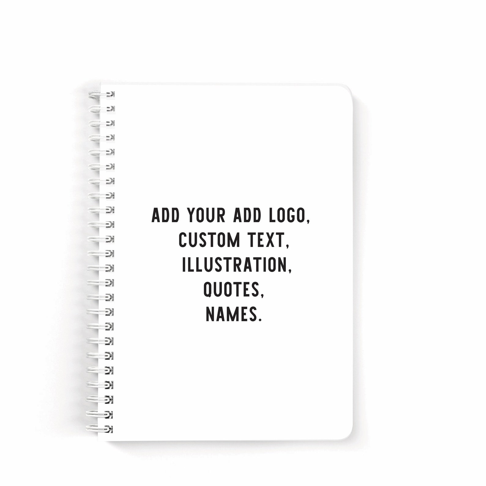 Create Your Own Notebook Notebook Custom Design Spiral Etsy