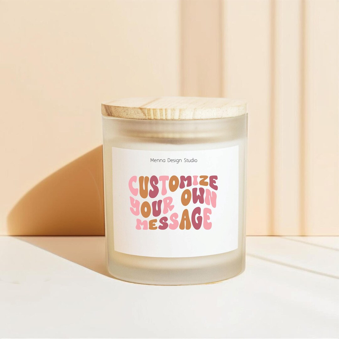 Custom Candles, Create Your Own Candle, Personalized Christmas Gifts ...