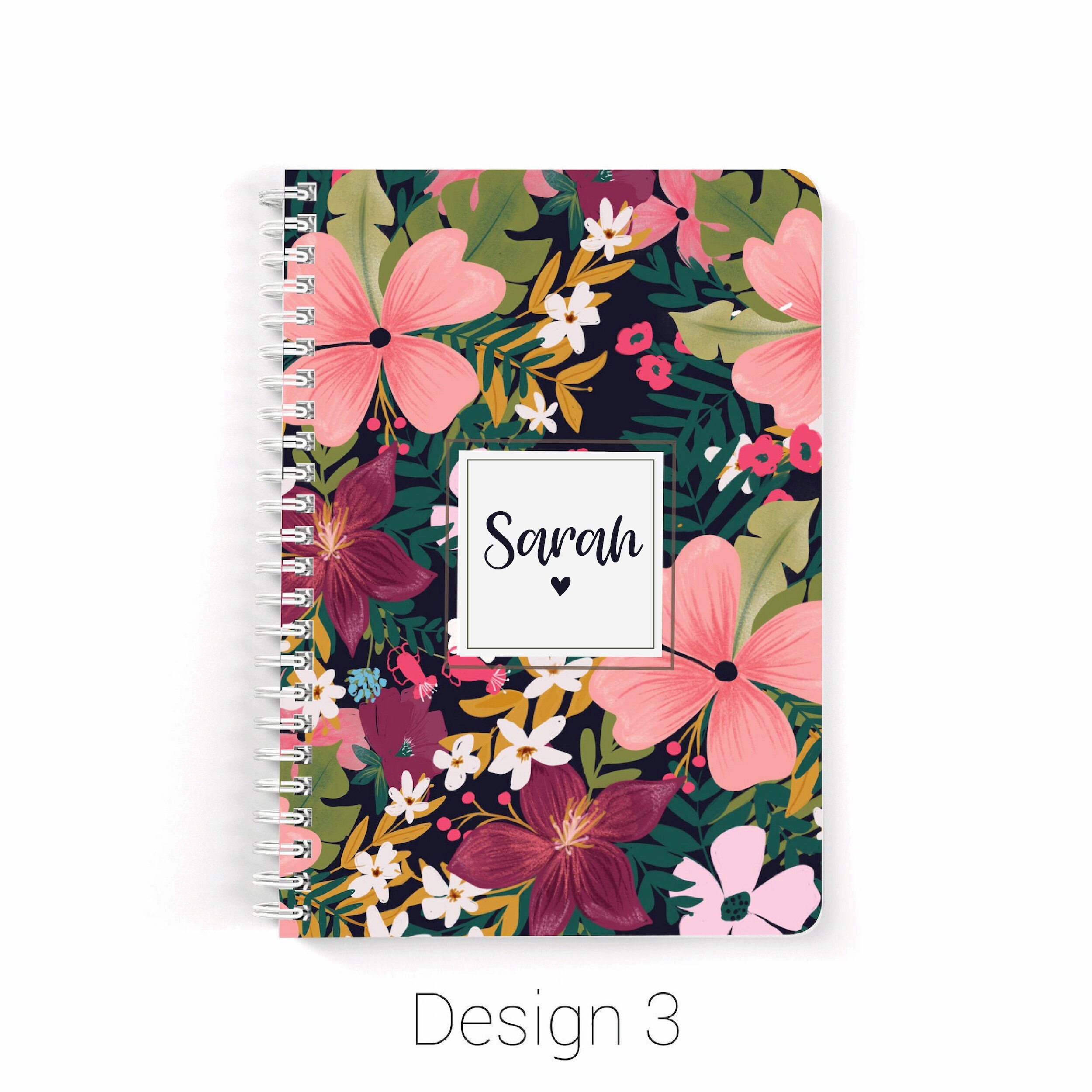 Custom Spiral Notebook by 123Print