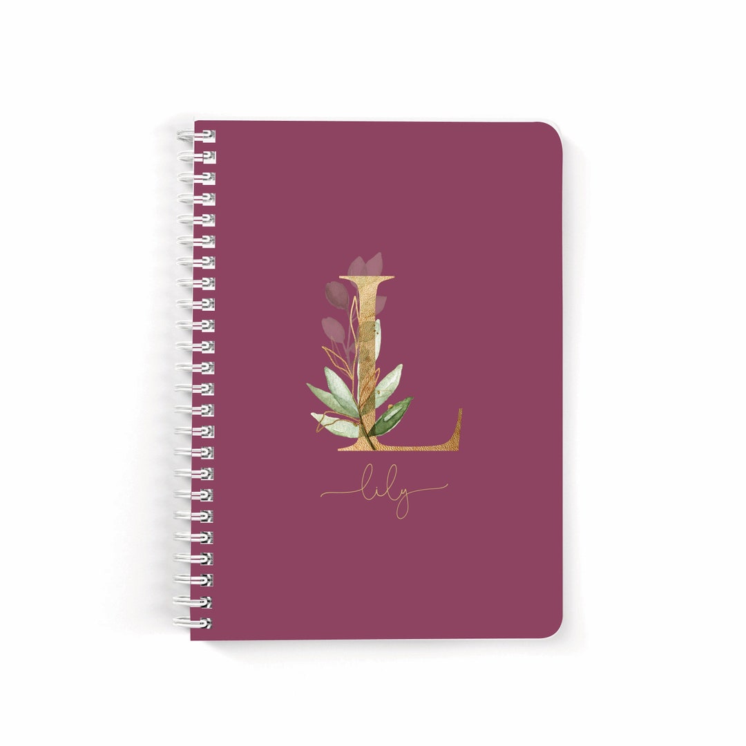 Spiral Notebook Lined, Custom Notebook, Personalized Notebook,small