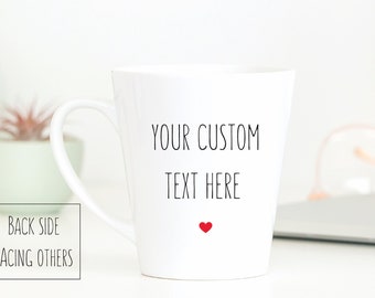 Custom Mug, Personalized Mug, Valentines Mug, Couple mugs, Valentine gift, Design your own mug, Monogram Mug, Valentine day gift for him.