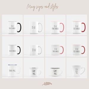 Custom Mug, Personalized Mug, Valentines Mug, Couple mugs, Valentine gift, Design your own mug, Monogram Mug, Valentine day gift for him. image 7
