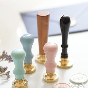 Wooden handle for stamp weddings invitations cards - Wooden handle for stamp weddings invitations cards