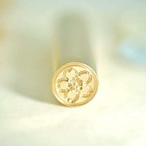 Sceau Fleur de cerisier pour cachet de cire - Cherry Blossom Seal for Wax Stamp -