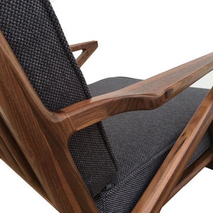 Handmade Solid Walnut Z Chair