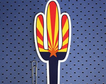 Arizona Saguaro Flag Sticker