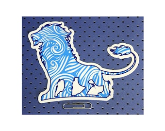 Lion Bumper Sticker