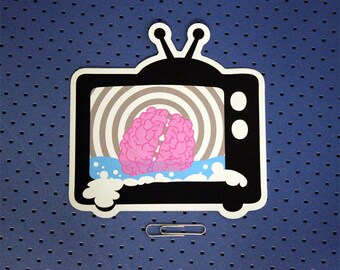 Television Brainwashing Machine Bumper Sticker - Etsy