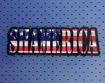 Shamerica Flag Sticker