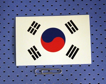 South Korean Flag Bumper Sticker