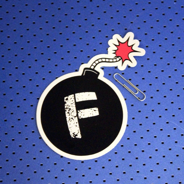 F-Bomb Bumper Sticker