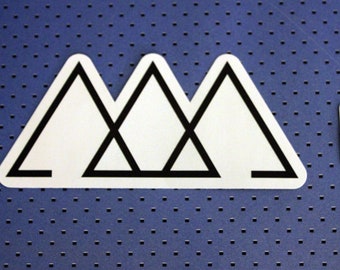 Past Present Future White Bumper Sticker