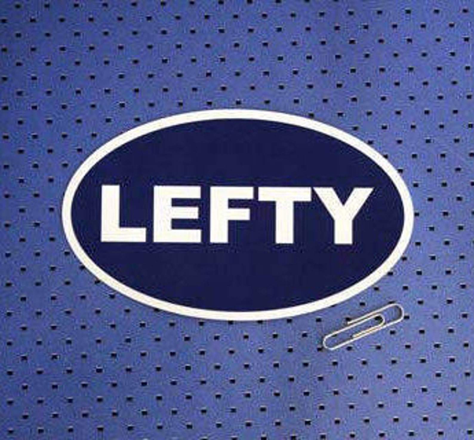 Lefty Oval Bumper Sticker - Etsy