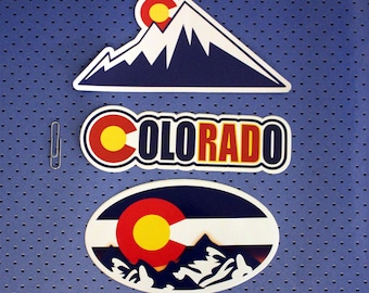 Colorado Flag Sticker Set