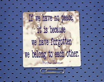 Mother Teresa Quote Sticker