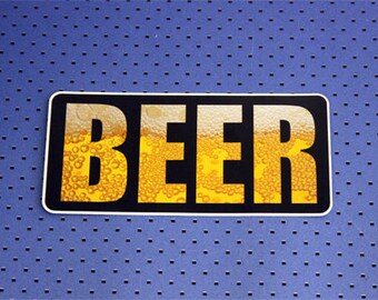 Pegatina para parachoques de cerveza