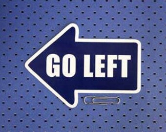 Go Left Bumper Sticker