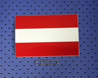 Austria Flag Bumper Sticker