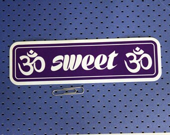 Om Sweet Om Bumper Sticker