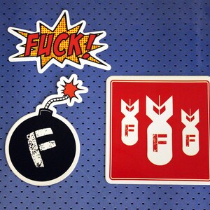 F-Bomb Bumper Sticker Set