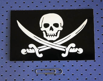 Jolly Roger Pirate Flag Skull And Crossbones Bumper Sticker