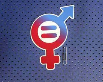 Gender Equality Symbol Bumper Sticker