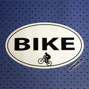 Bike Bumper Sticker
