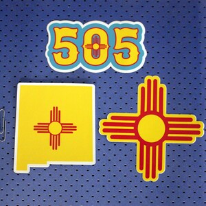 New Mexico Flag Sticker Set