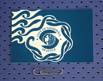 City of Seattle Flag Sticker