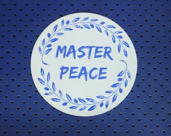 Master Peace Bumper Sticker