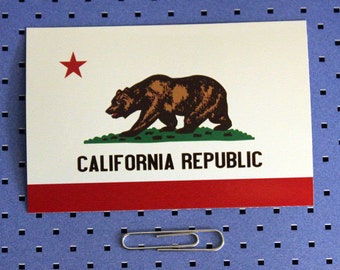 California State Flag Bumper Sticker