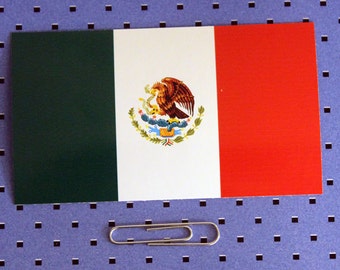 Mexico Flag Bumper Sticker