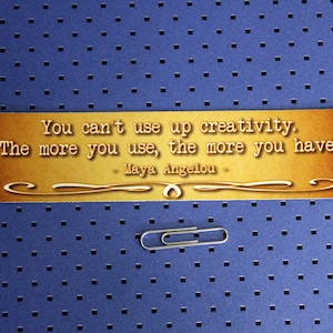 Maya Angelou Quote Sticker