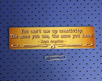 Maya Angelou Quote Sticker