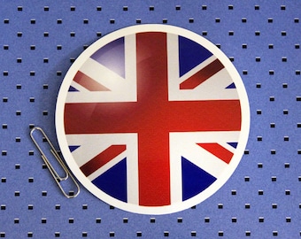 United Kingdom Union Jack Circle Flag Sticker