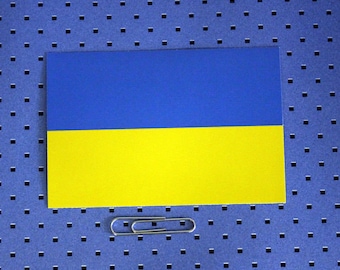 Ukraine Flag Bumper Sticker