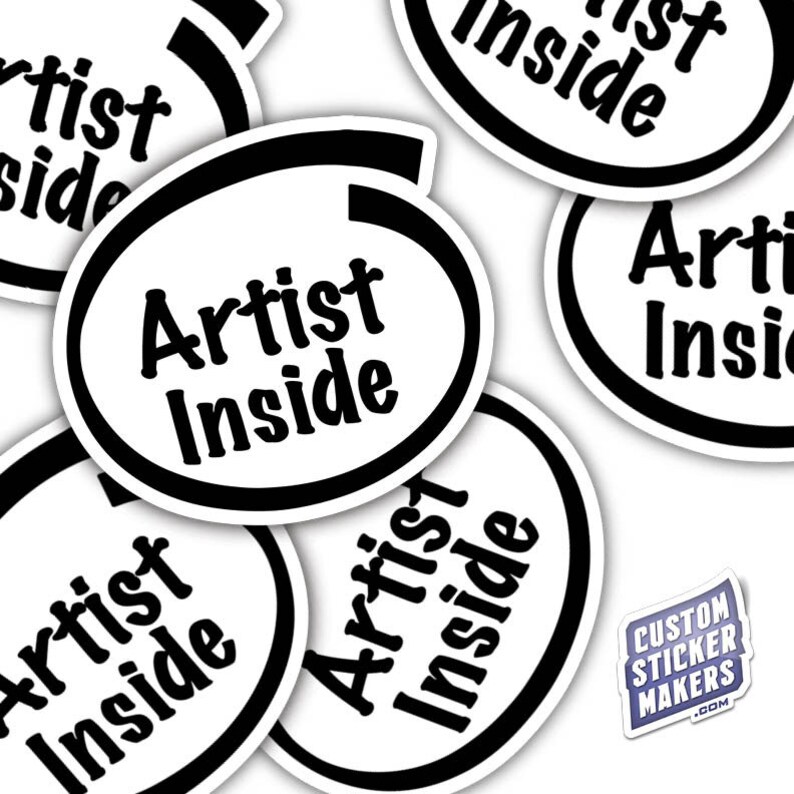 Artist Inside Bumper Sticker - Etsy