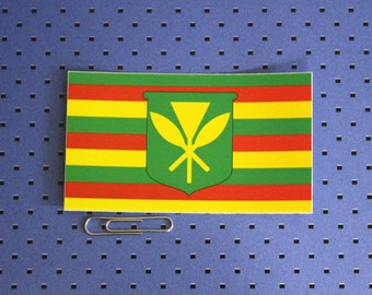 Native Hawaiian Flag Sticker